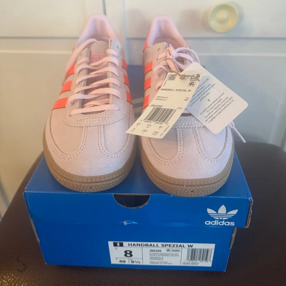 adidas Originals Pink and Orange Women's Shoes - Picture 2 of 2
